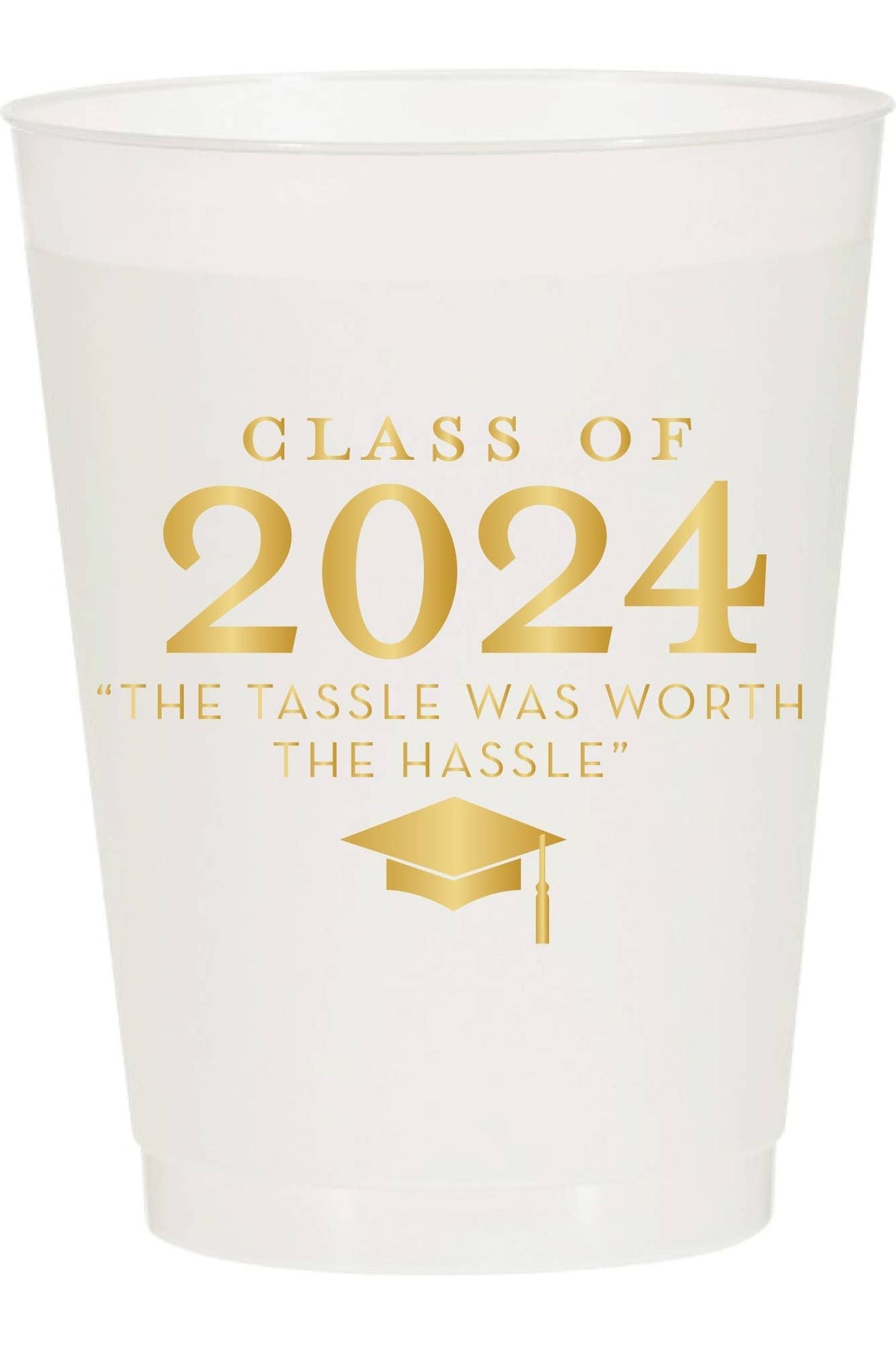 Tassel was Worth the Hassle-Frosted Cups
