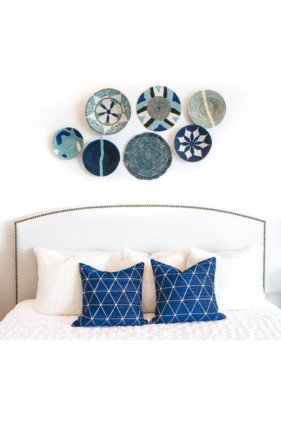 Coastal Woven Bowl - 12" Blue Night Hope