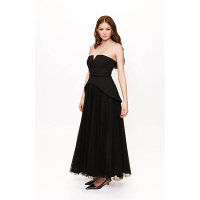 Lilibet Black Strapless Dress