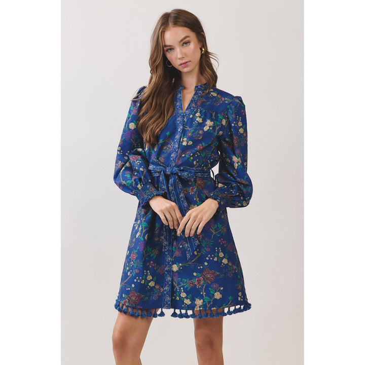 Tassel Trim Dress