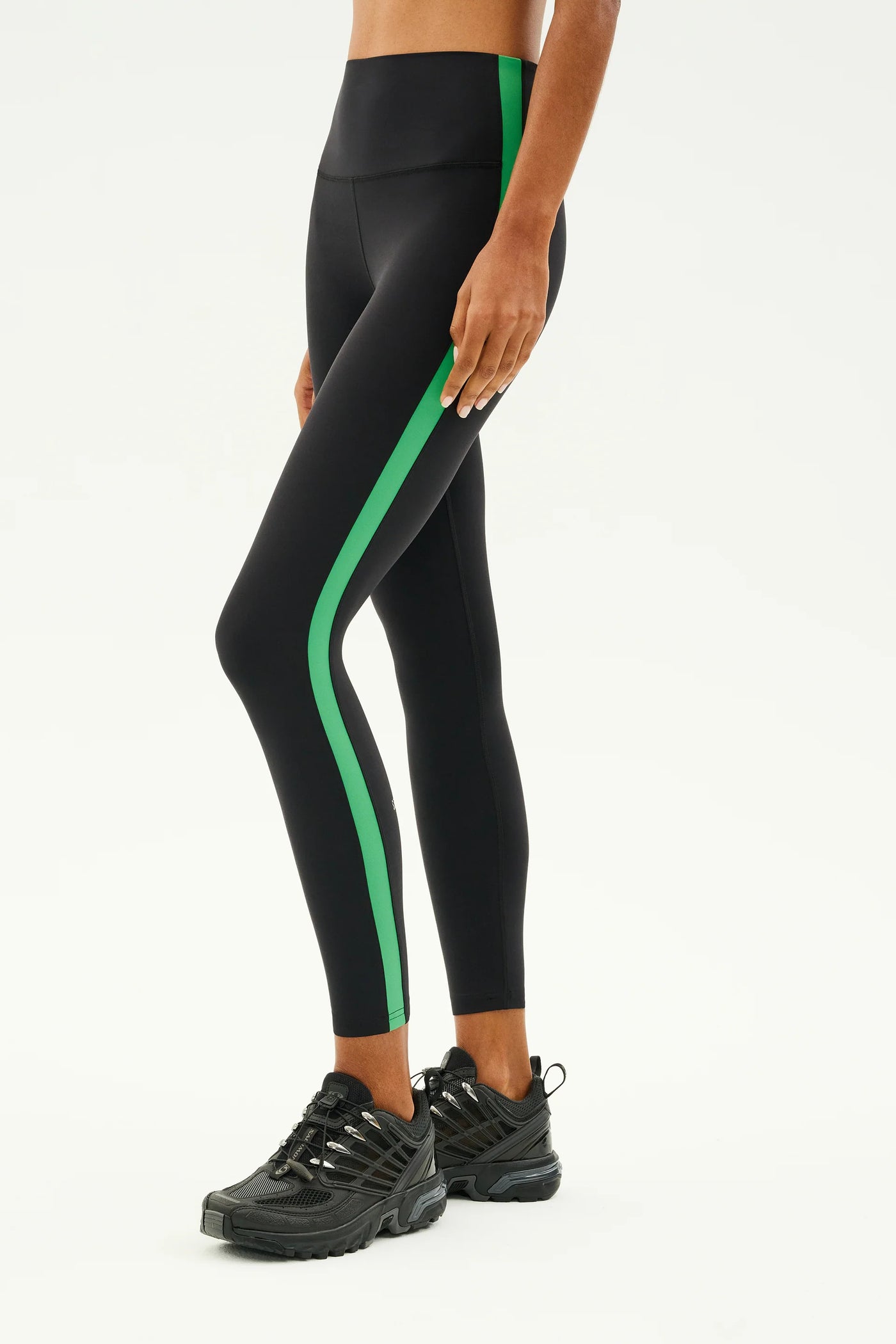Rigor High Waist-Black/Grass