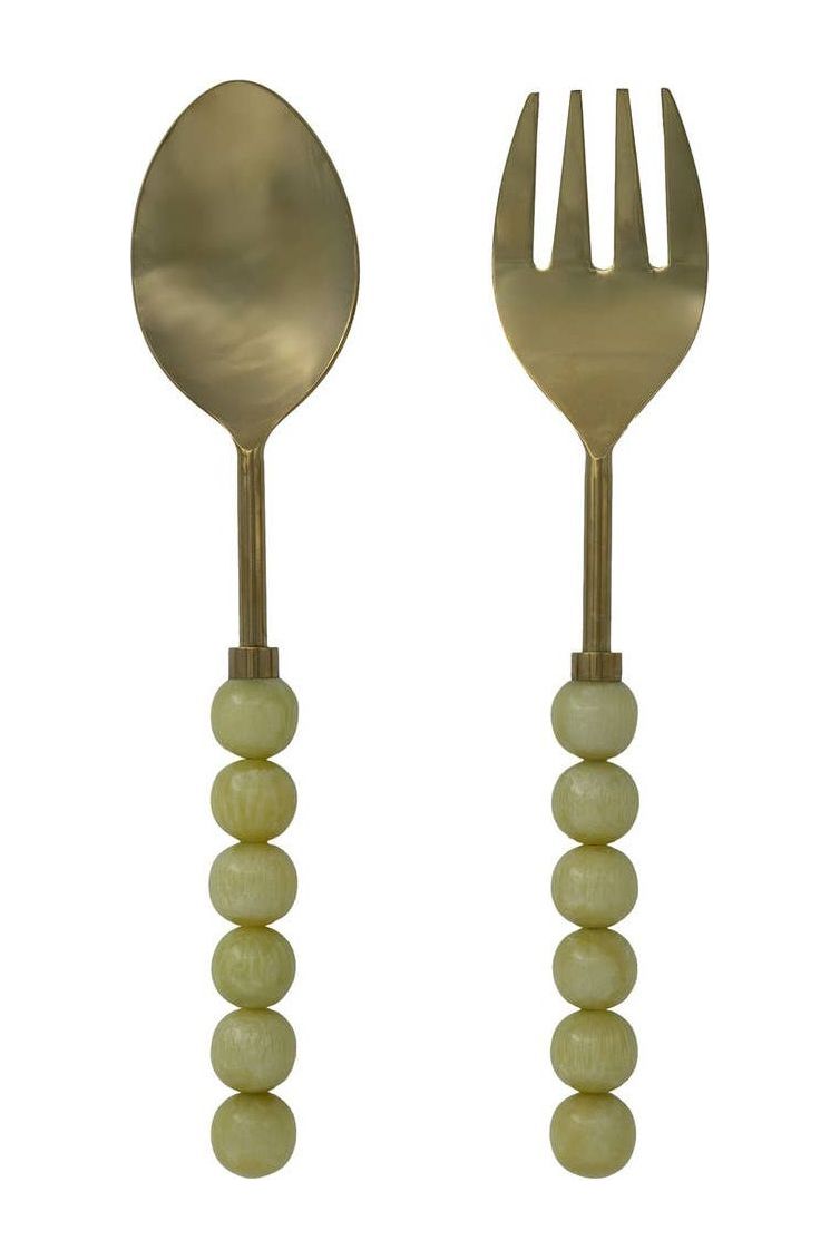 Bubble Salad Servers - Nude S/2