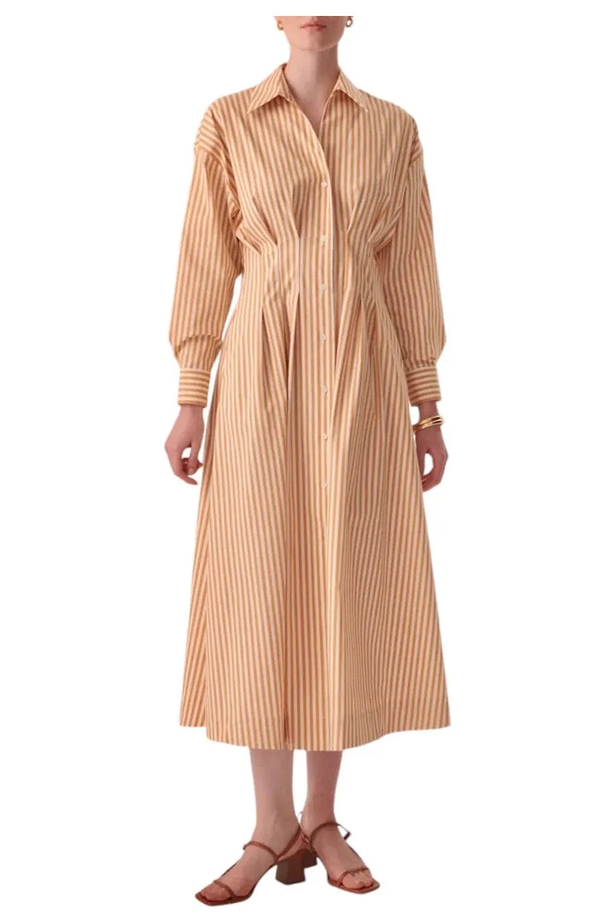 Exquise Sutton Striped Long Dress
