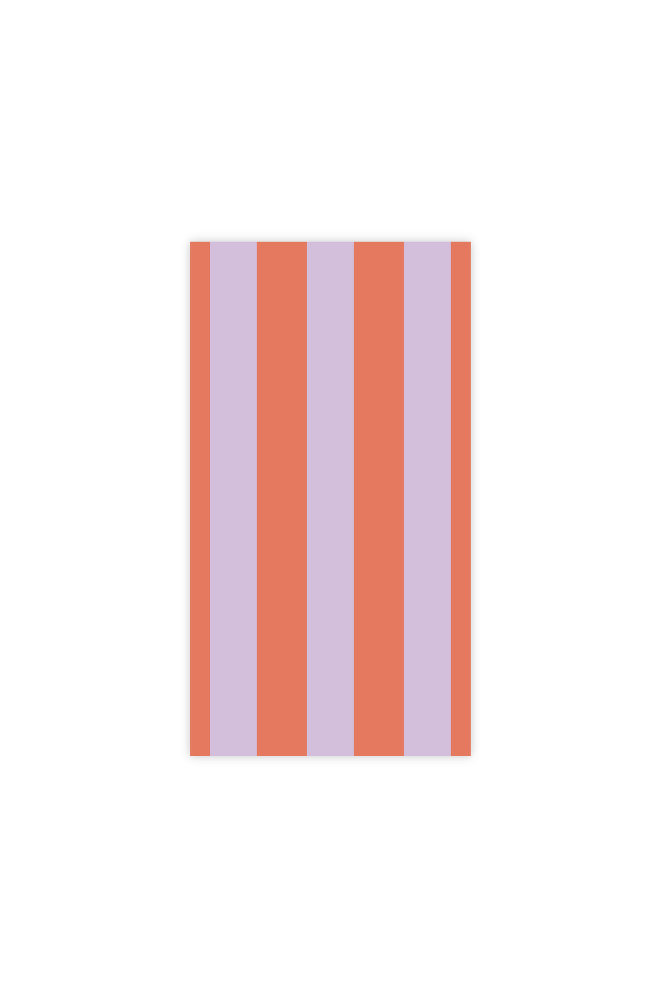 Orange & Lilac Cabana Stripe Guest Towels Bonjour Fête