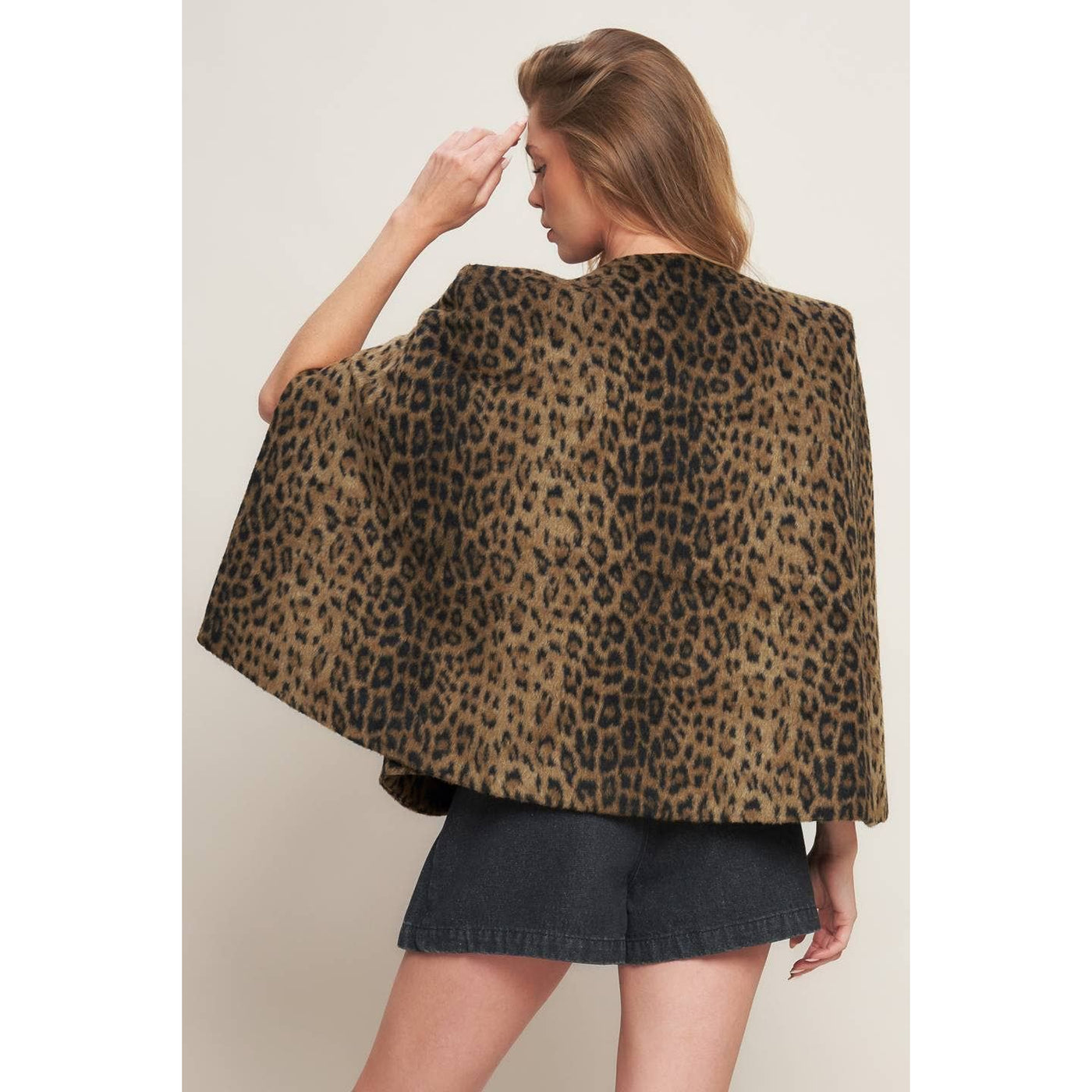 Leopard Capelet