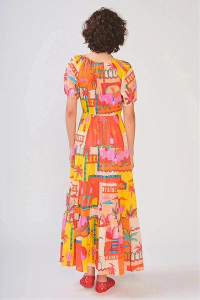 Ayana Tropical Palms Dress