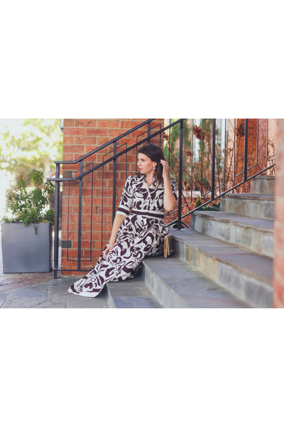 Milva MI Chocolate Brown Shirt Dress