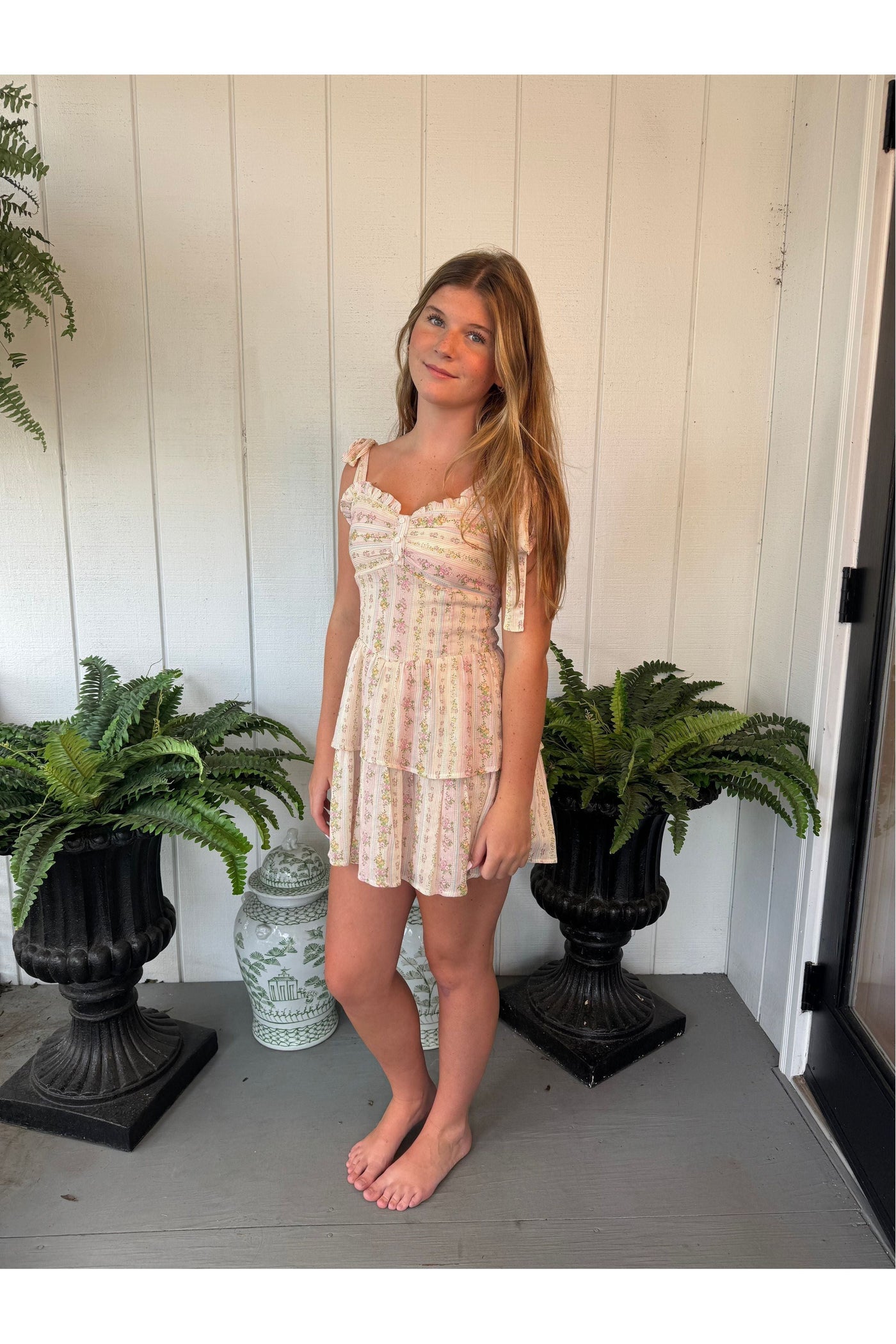 Katie J Jr Mason Print Dress
