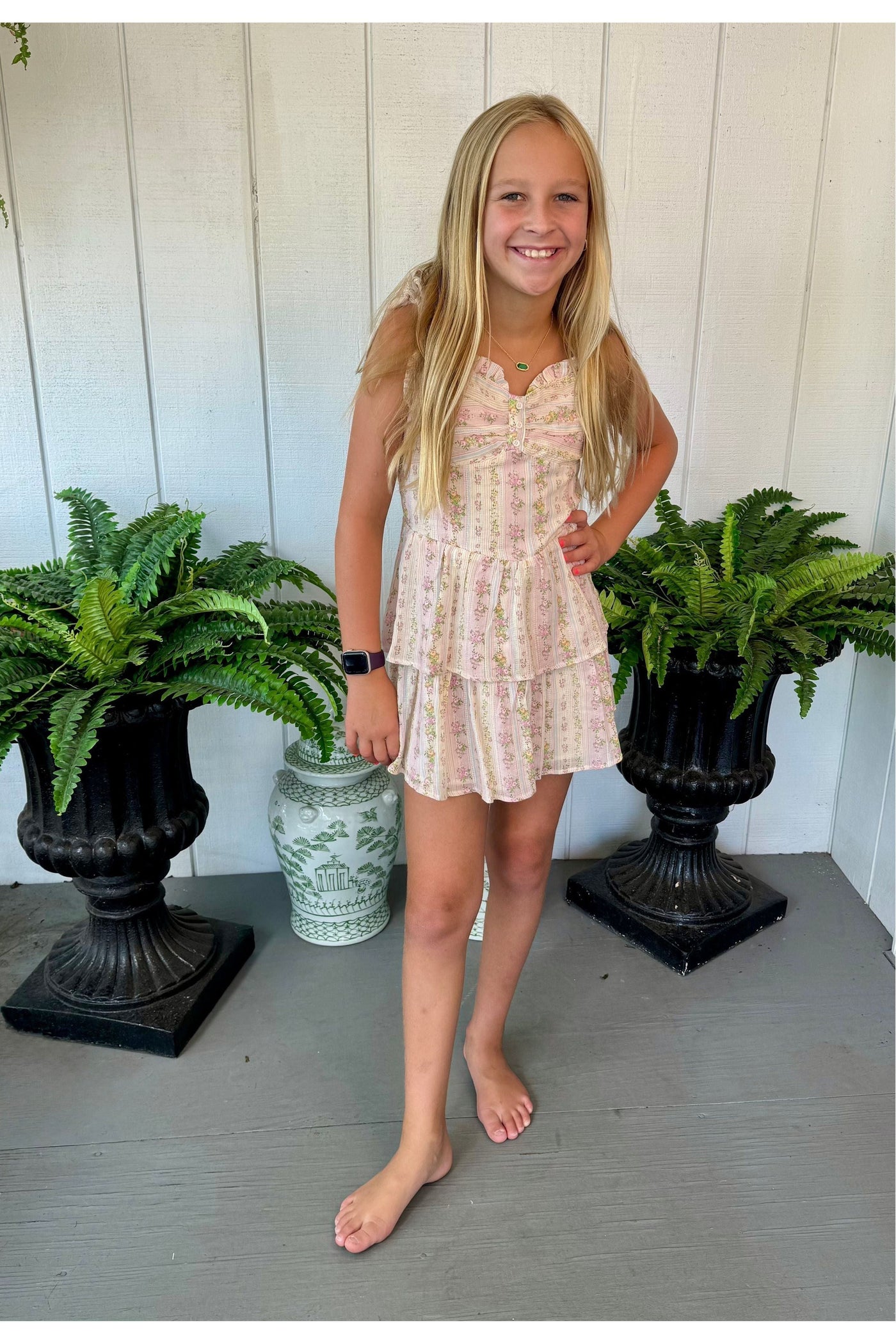 Katie J Jr Mason Print Dress