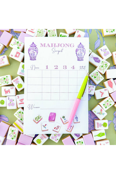 Taylor Paladino - Mahjong Scorecard Pad - Taylor Tiles