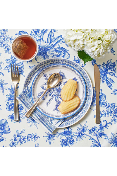 Coterie Party Supplies - Blue Toile Large Napkins (25 per pack)