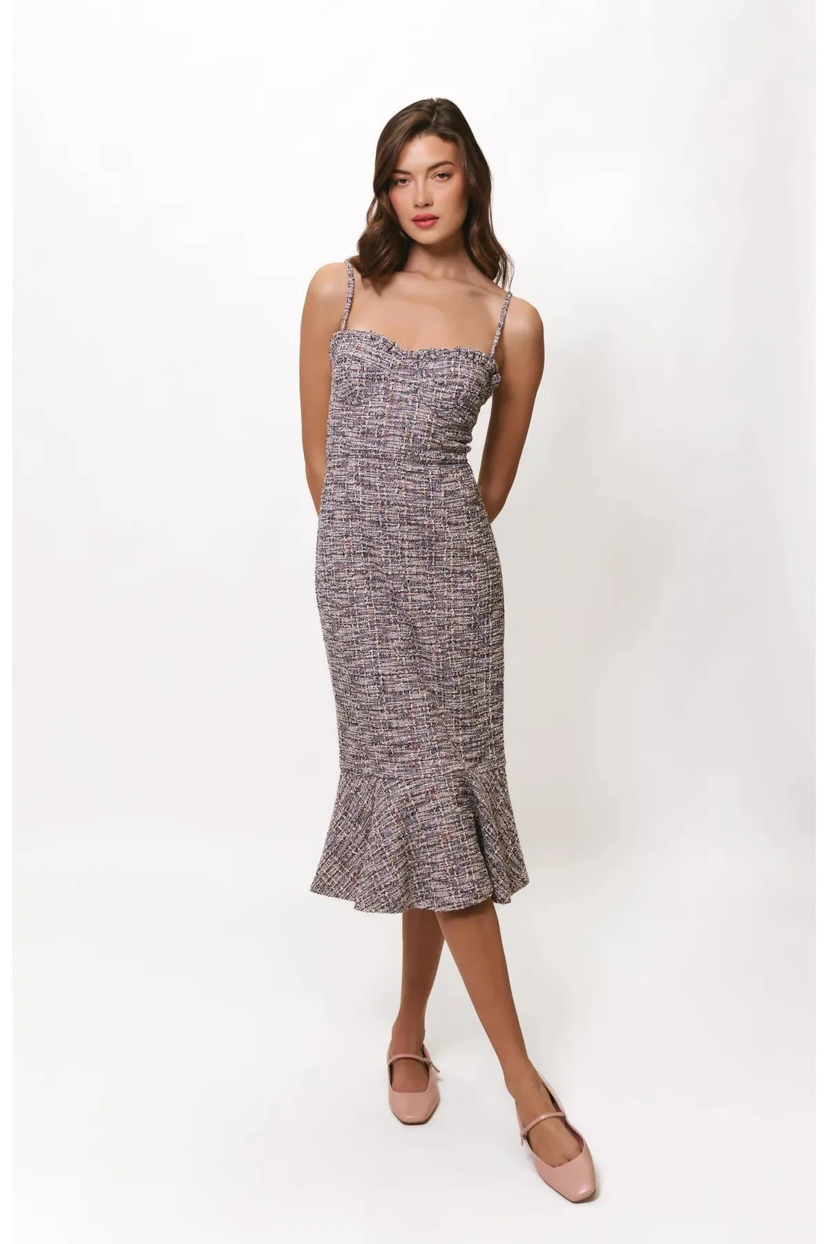 Selene Tweed Dress