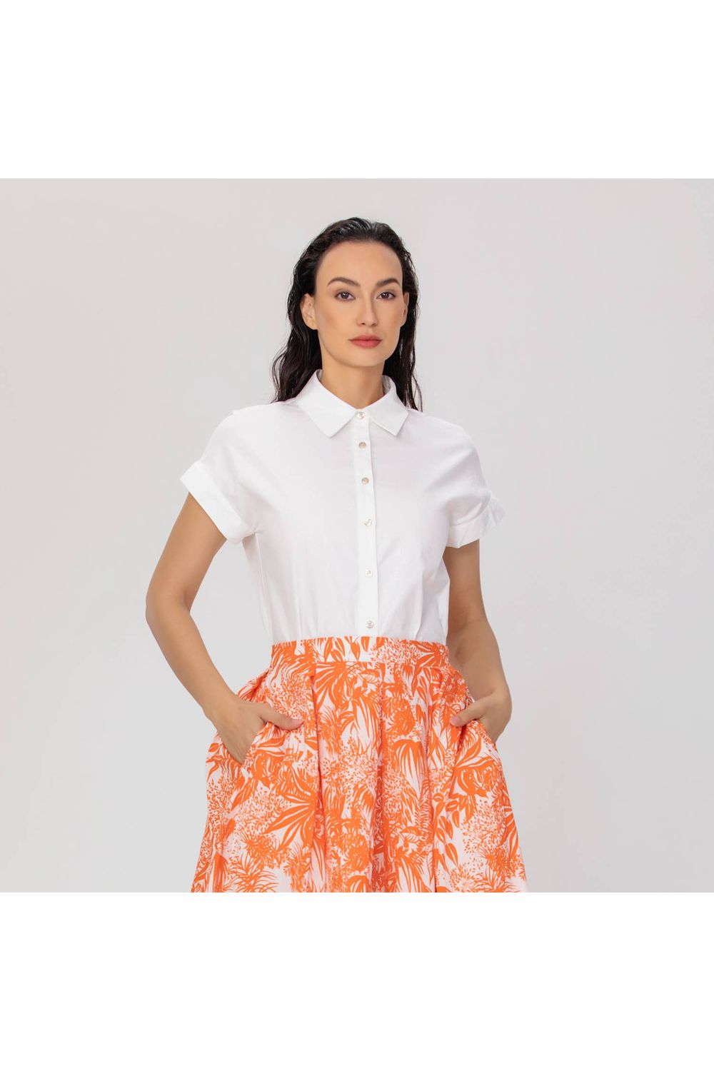 White Short Sleeve Shirt