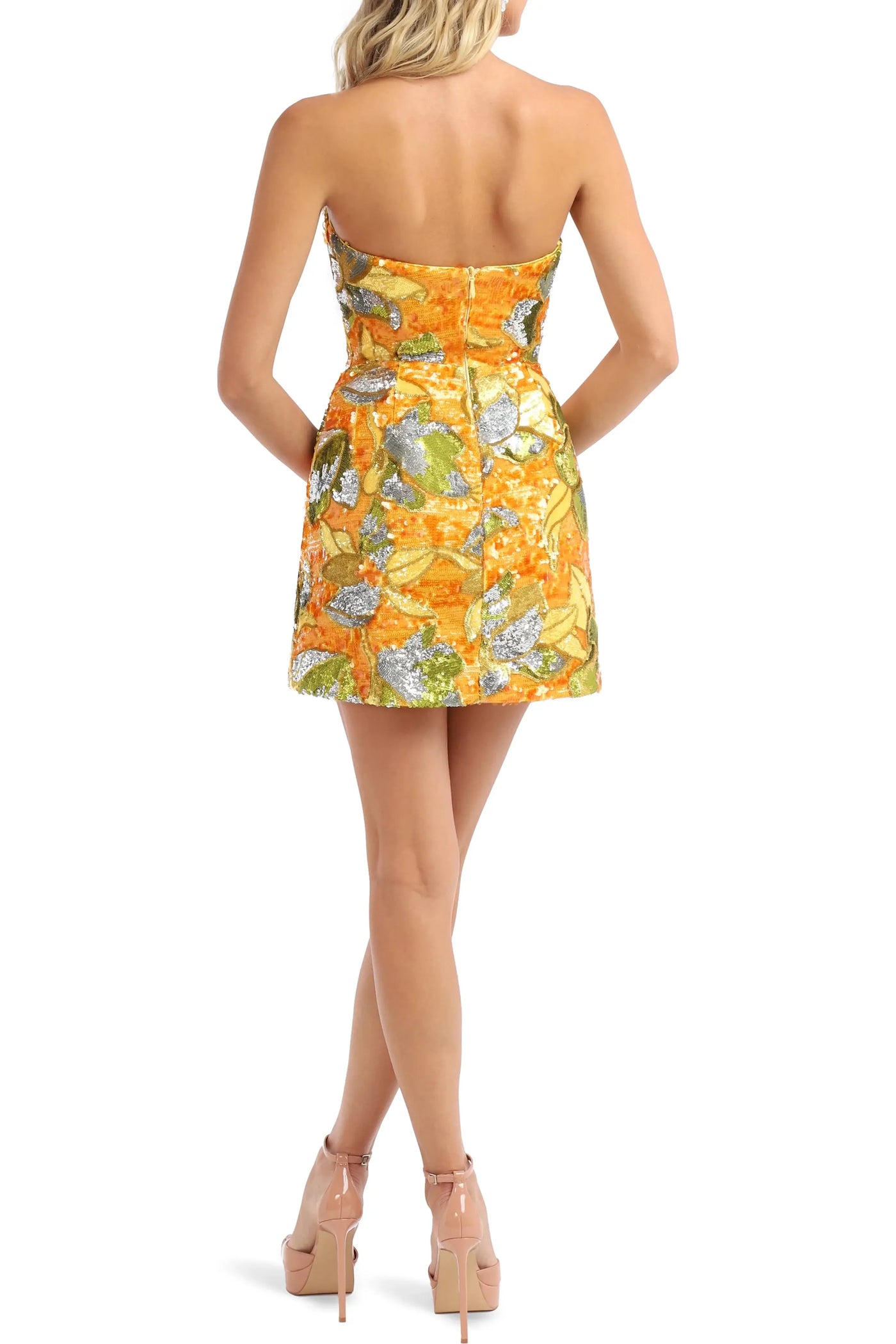Linda Mini Gown-Marigold