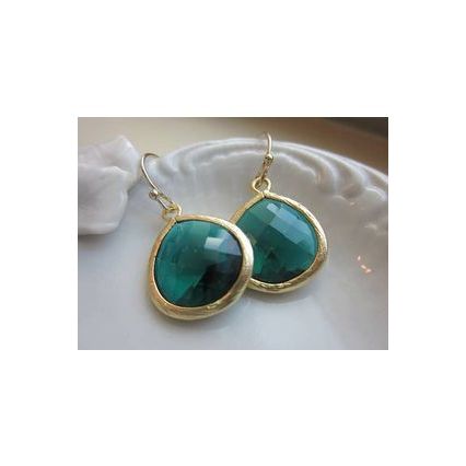 Emerald Green Earrings