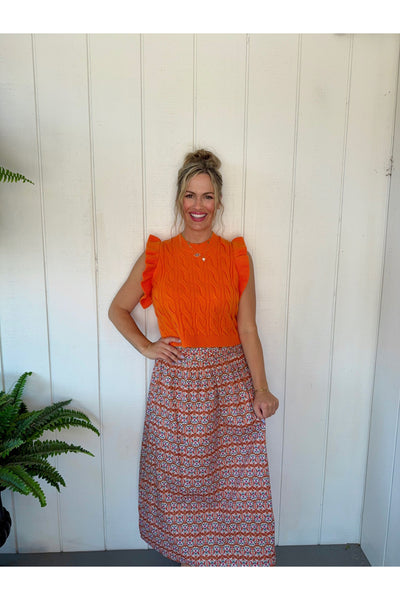 Boho Tile Luna Skirt