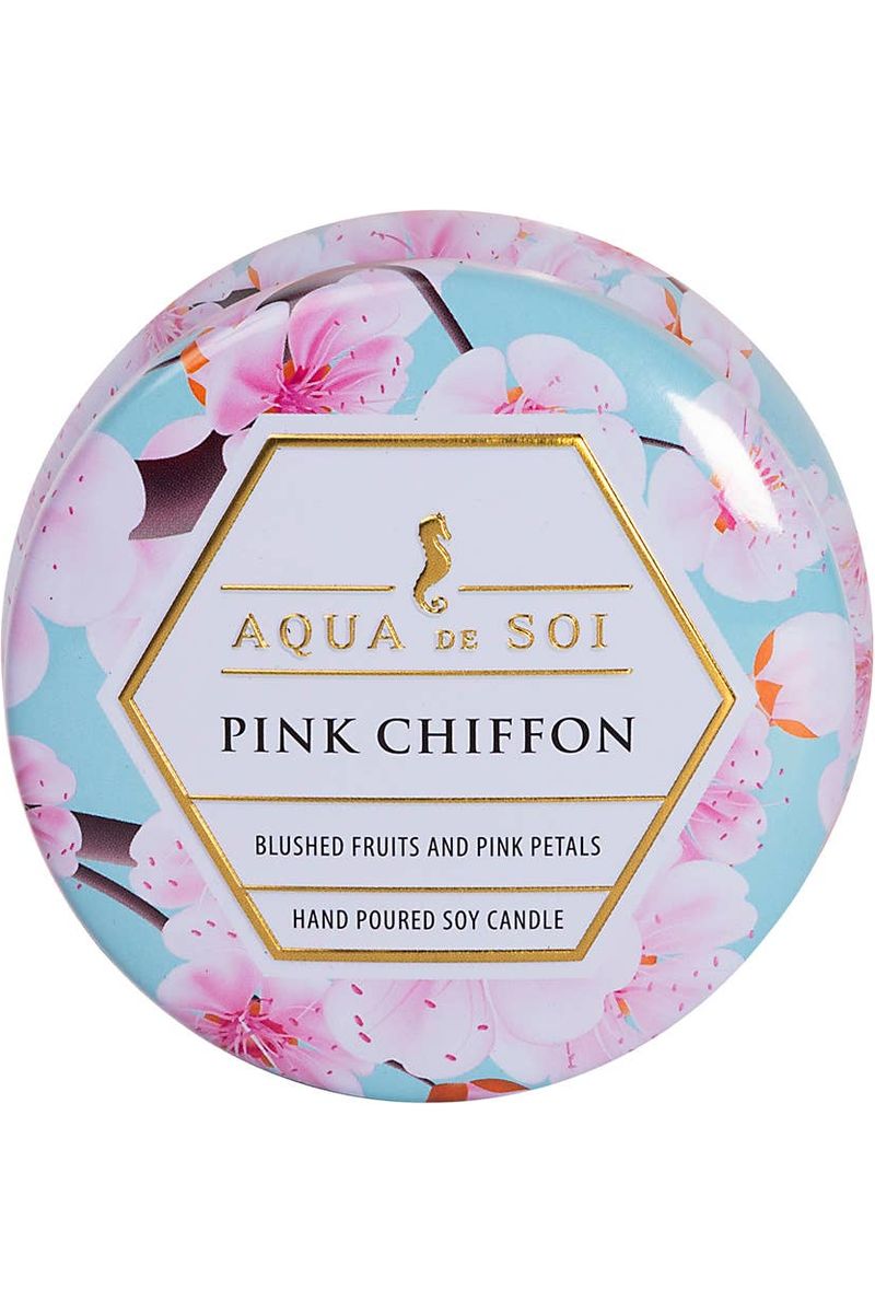 The SOi Company - Pink Chiffon 4oz Aqua De SOi Candle Tin