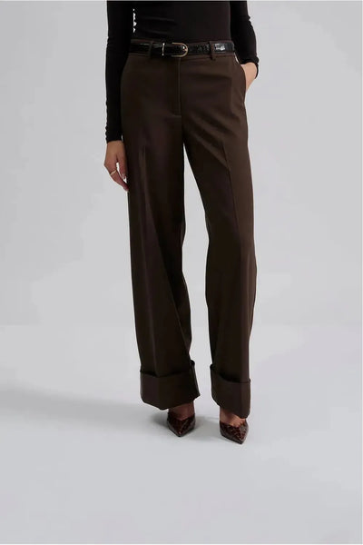 Jordyn Mid High Rise Wide Pants