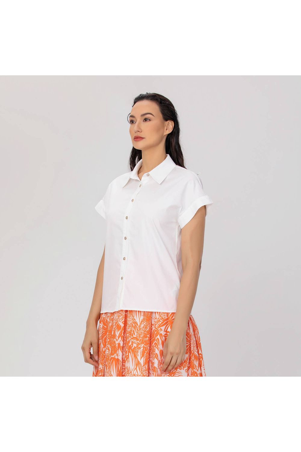 White Short Sleeve Shirt