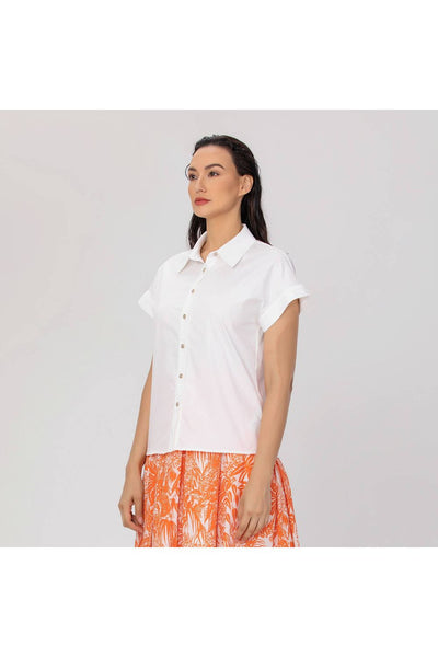 White Short Sleeve Shirt