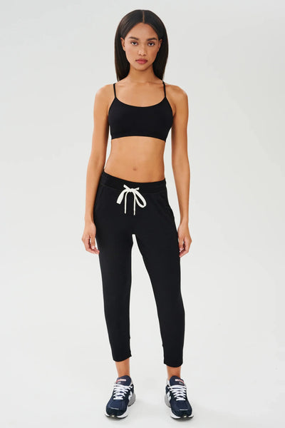 Reena 7/8 Joggers-Black