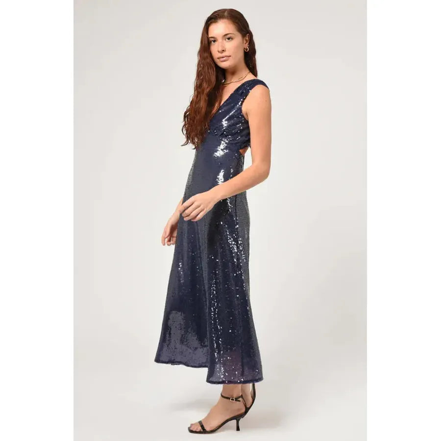 adelyn rae maxi dress Adelyn Rae Maisy Mock Tiered Maxi Dress Elle Boutique