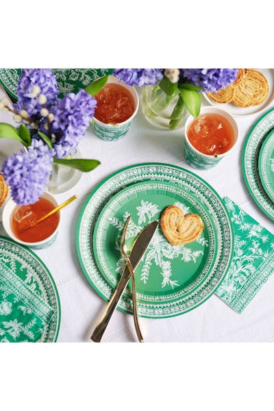 Coterie Party Supplies - Emerald Toile Napkins (25)