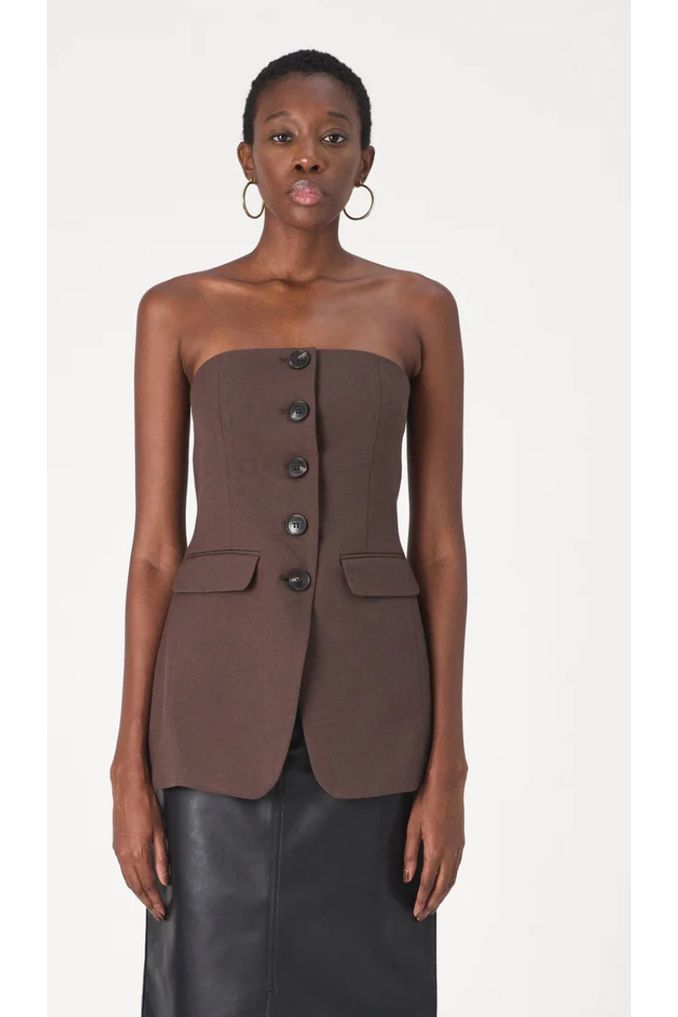 Lex Tailored Bustier Top