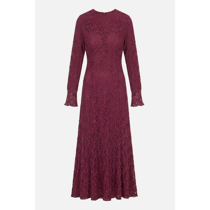 Merlot Lace Maxi Dress