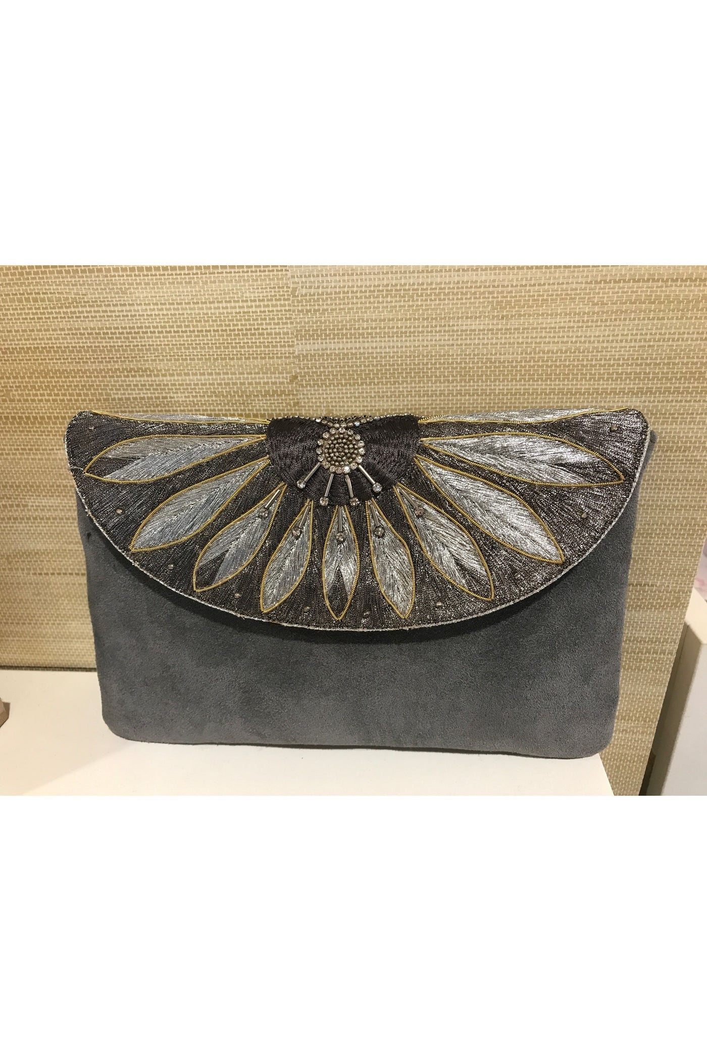 Apolonia Clutch Silver