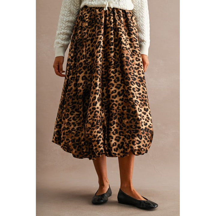 Leopard Bubble Skirt