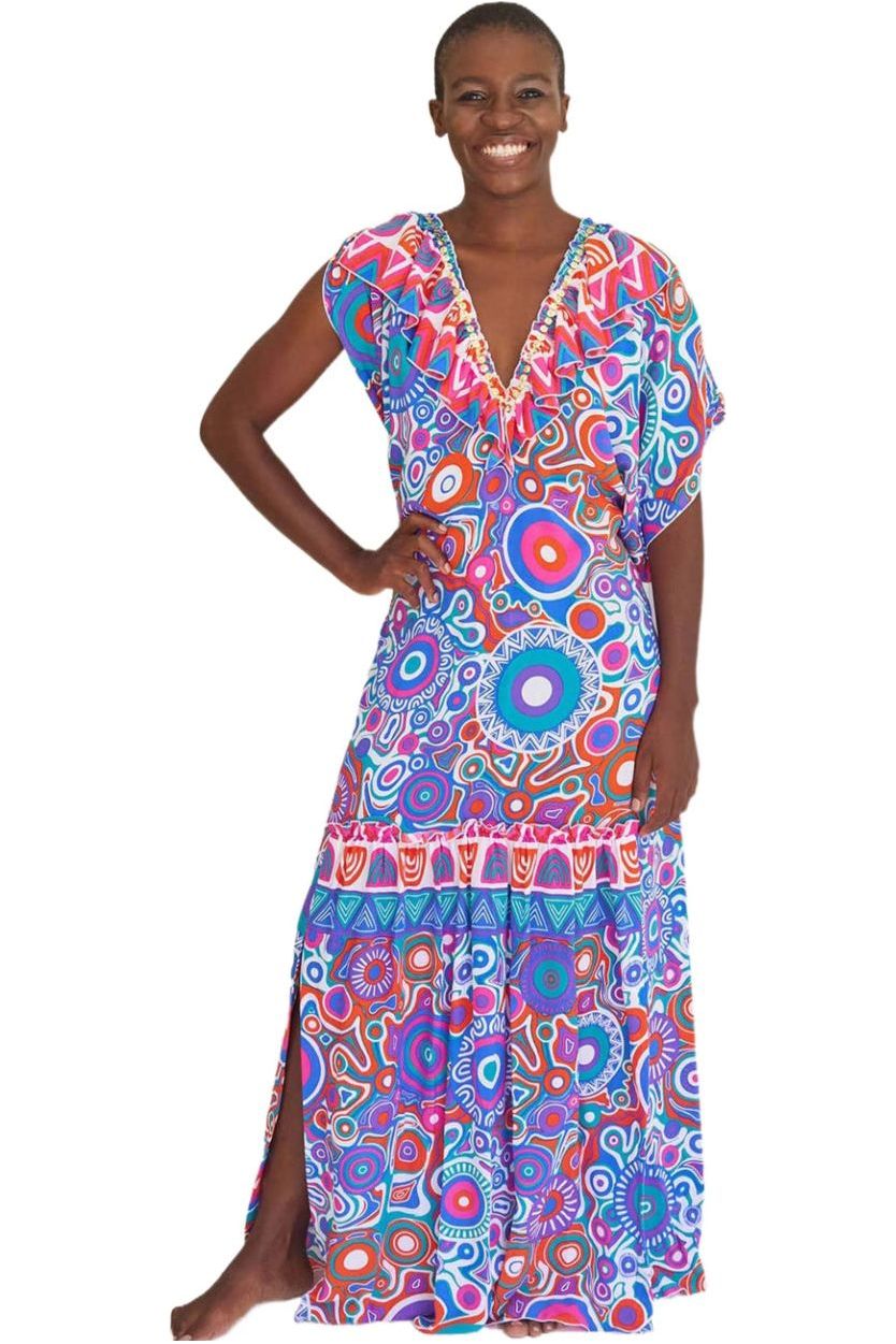 Venus Kaftan Sacred Water Print