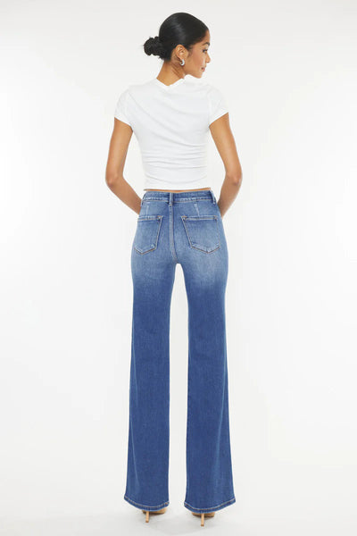 KanCan Ultra High Rise Wide Flare Jeans
