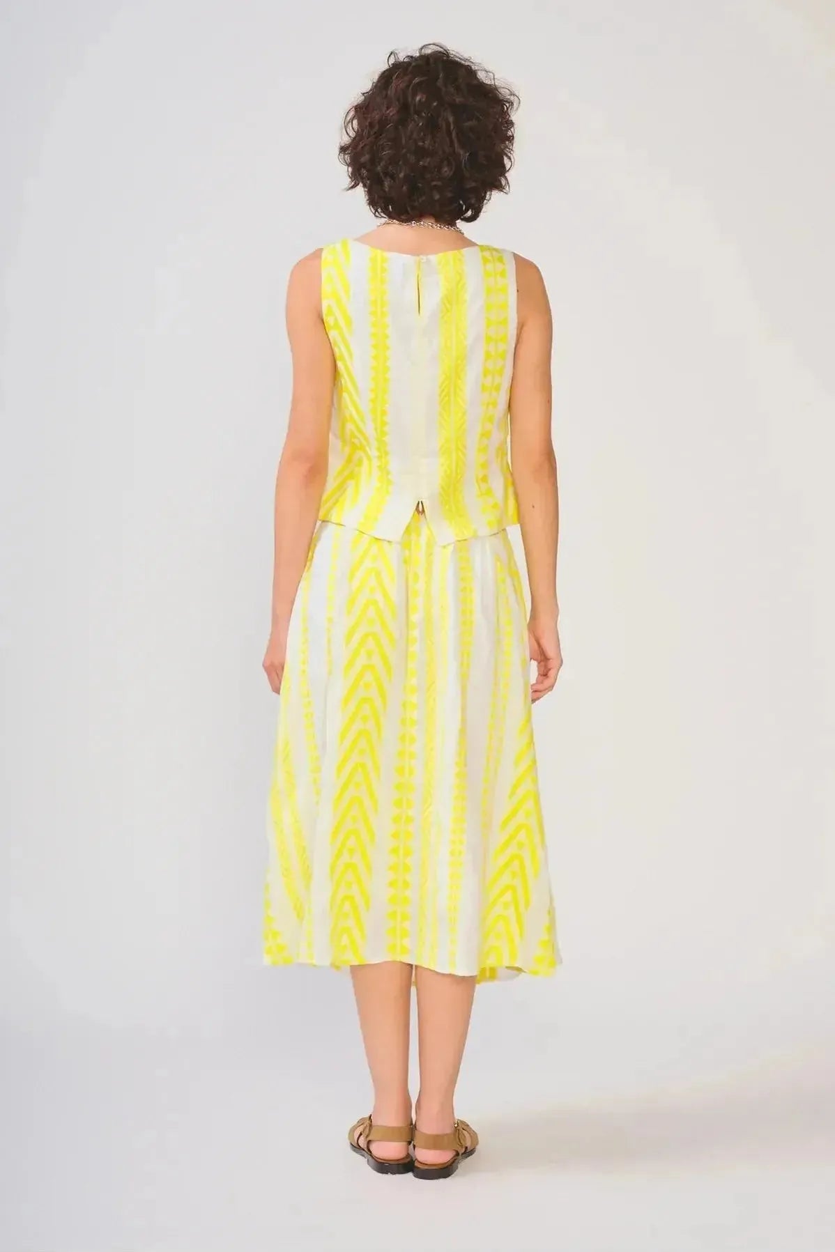 Devyn Sleevless Top Neon Yellow