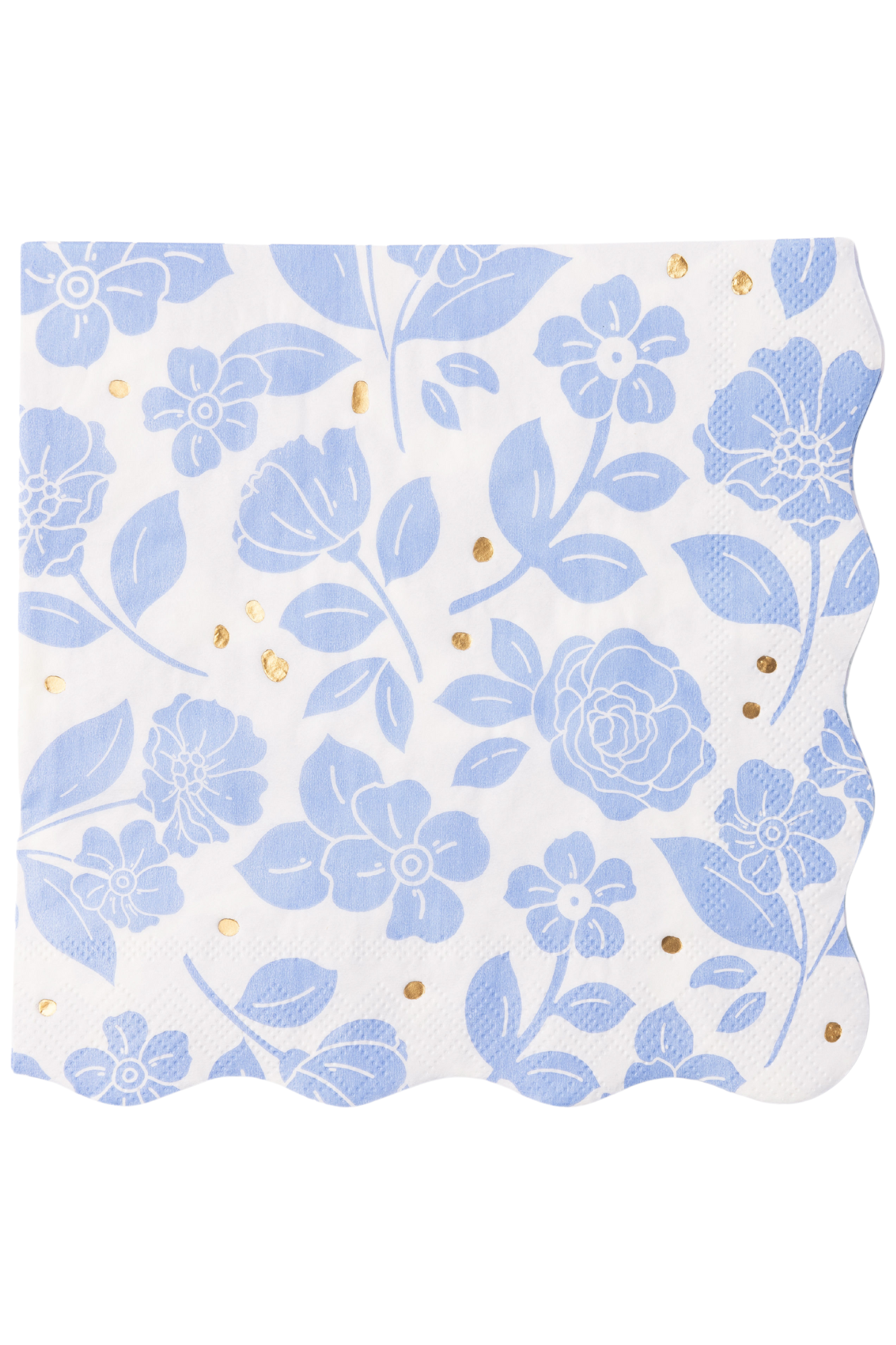 Bonjour Fête - BLUE BELLE ELEGANT FLORAL DINNER NAPKINS