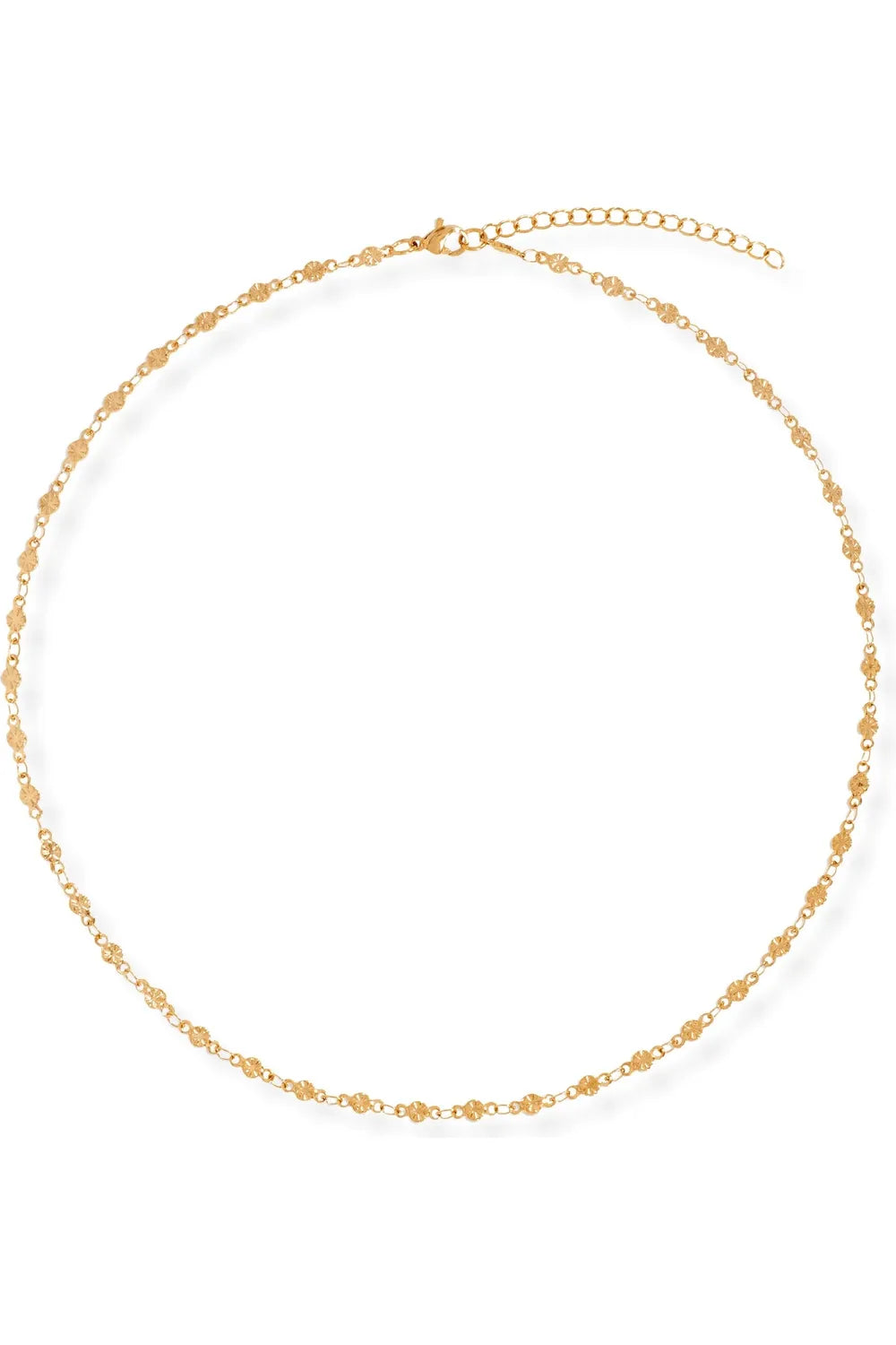 Garcelle Mini Disc Chain Necklace