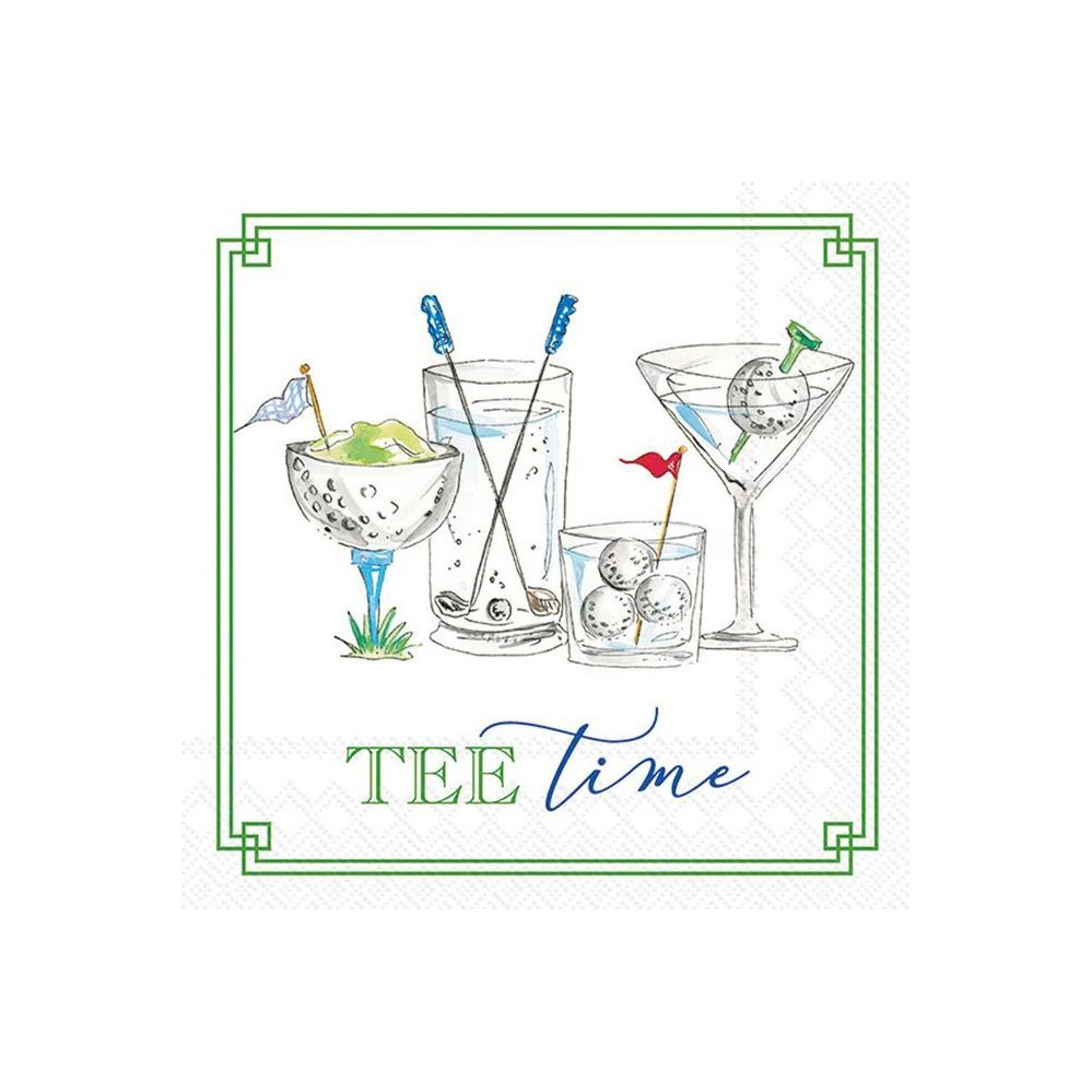 Boston International Tee Time Cocktail Napkin