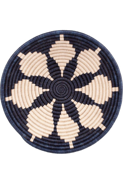 Coastal Woven Bowl - 12" Blue Night Hope