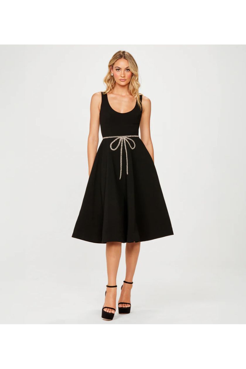 Helena Helsi Black Bow Dress