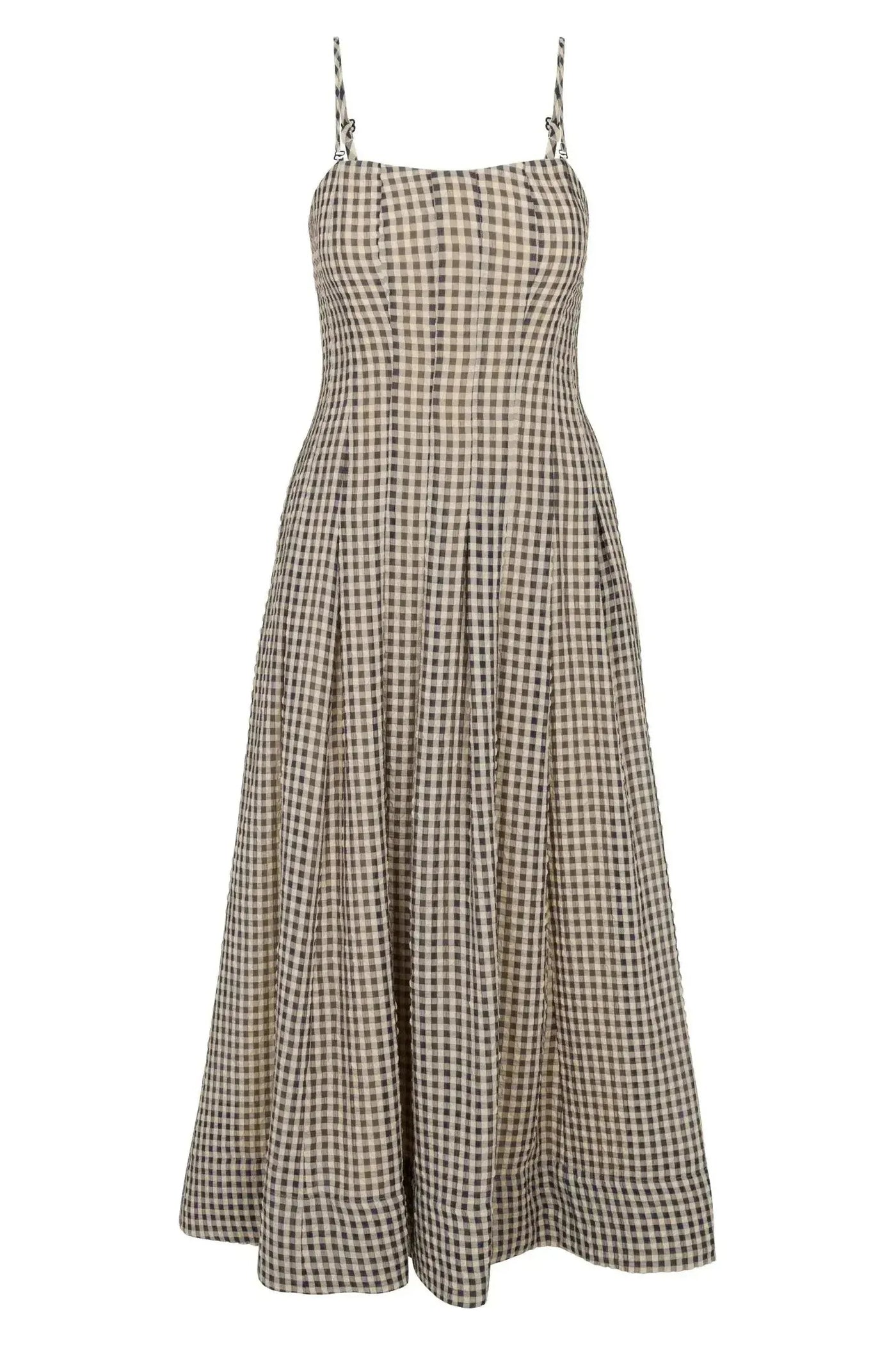Rebecca Taylor Aster Dress Blue Gingham