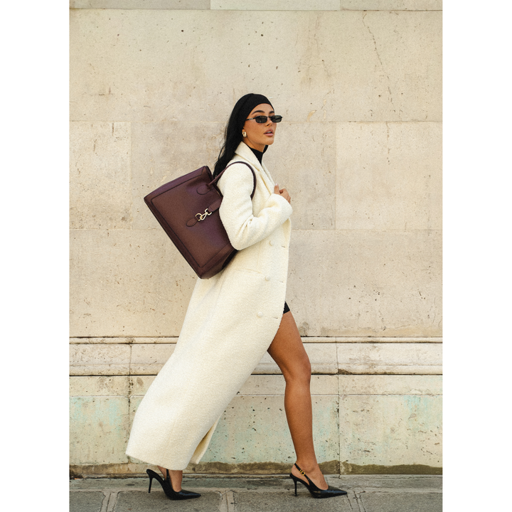 Chloe Bag in Burgundy Brushed Leather