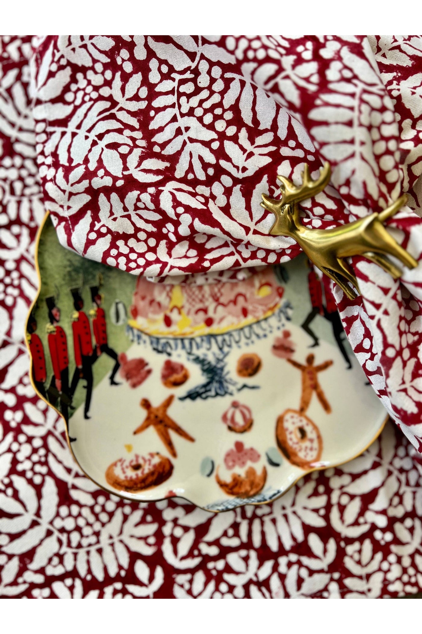 Cranberry Red Napkins S/4