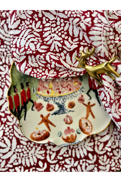 Cranberry Red Napkins S/4