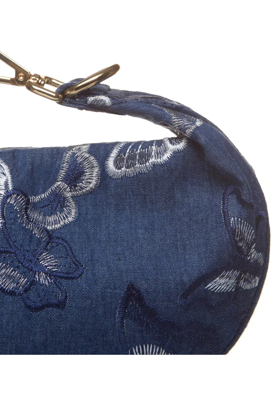 La Milanesa Farfi Blue Butterfly Bag