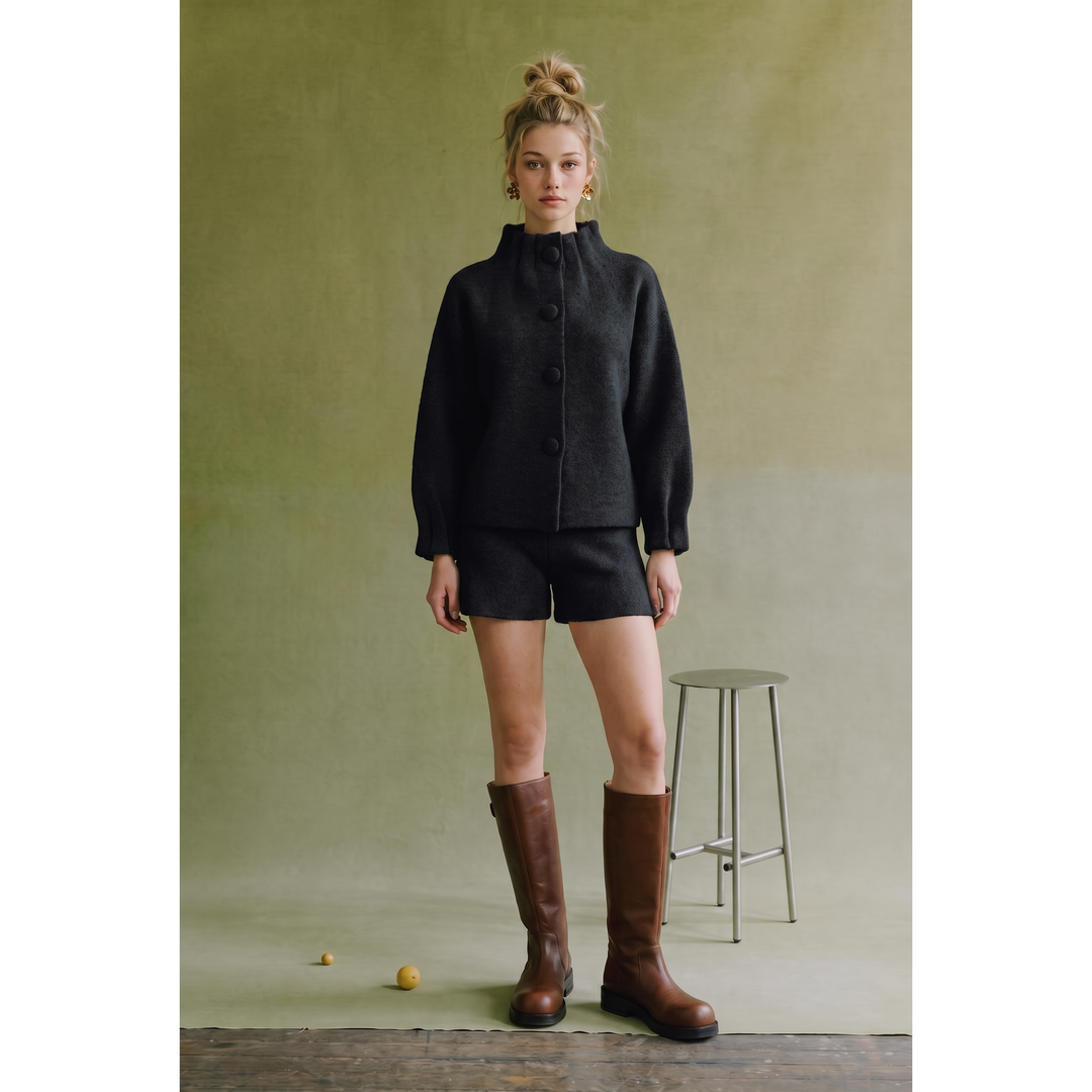 Funnel Neck Jacket