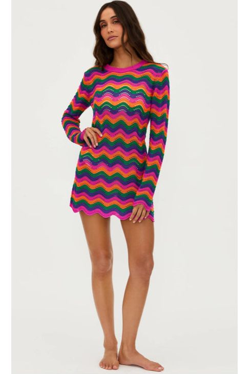 Libbi Dress Sunset Waves