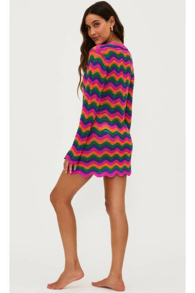 Libbi Dress Sunset Waves