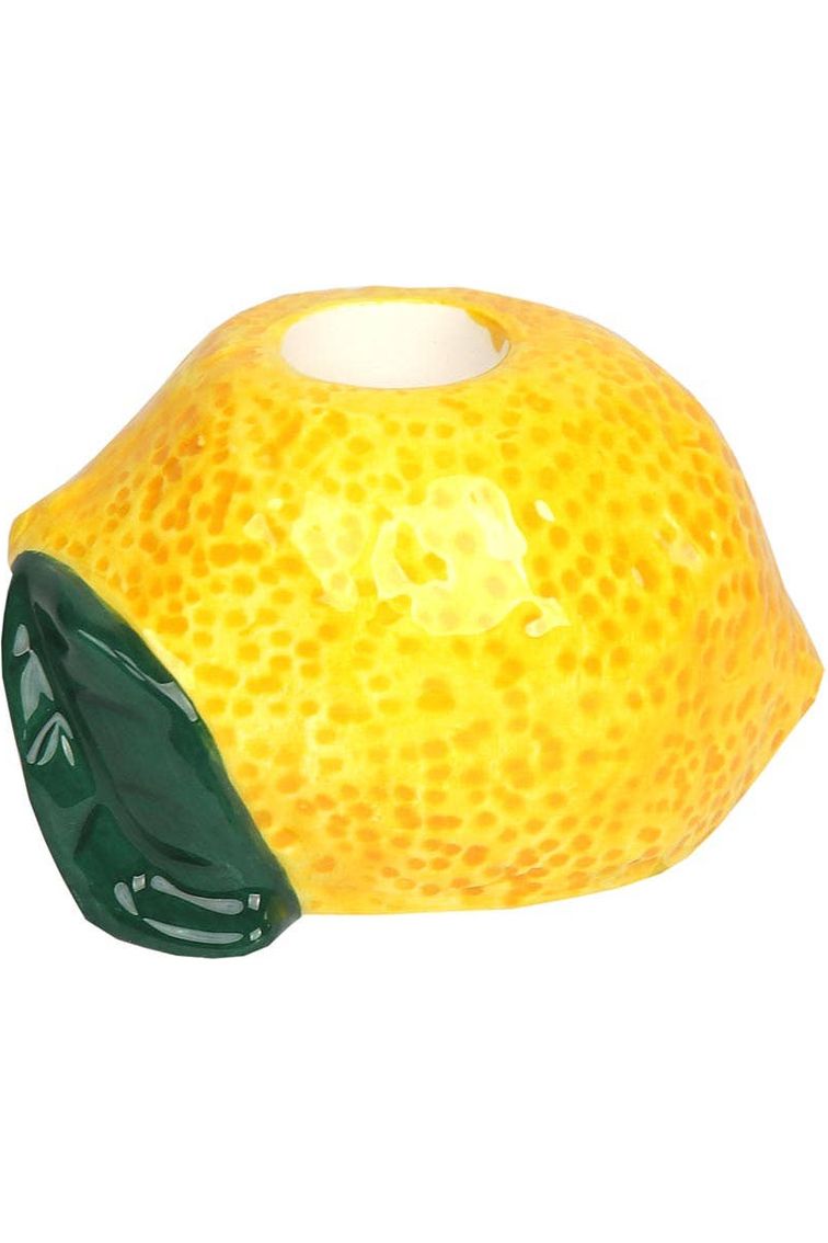 Lemon Ceramic Candle Holder