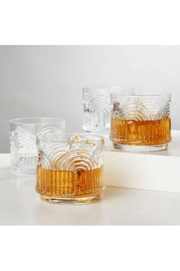 Art Deco-Lowball Tumblers s/4