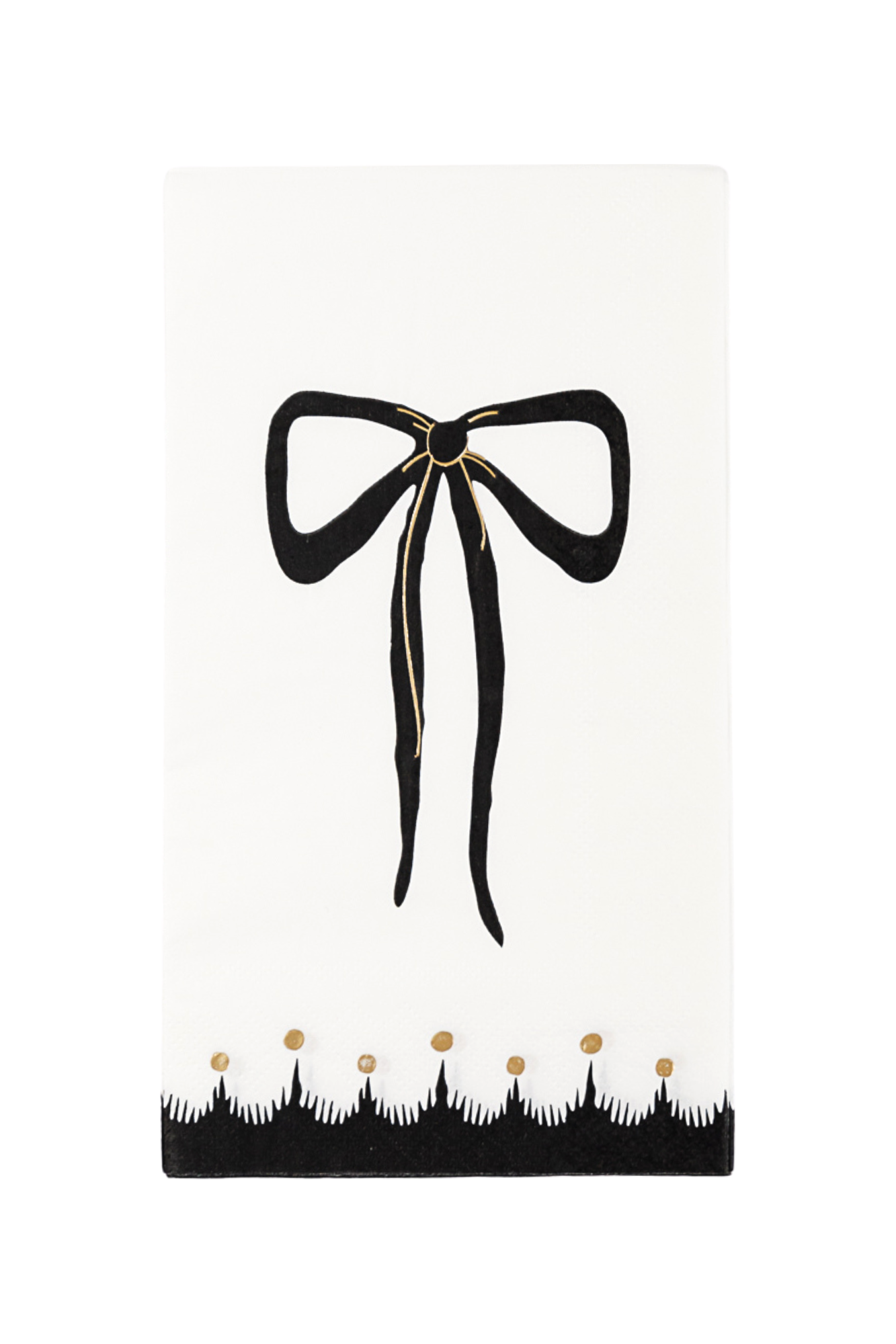 Black Bow Guest Napkins